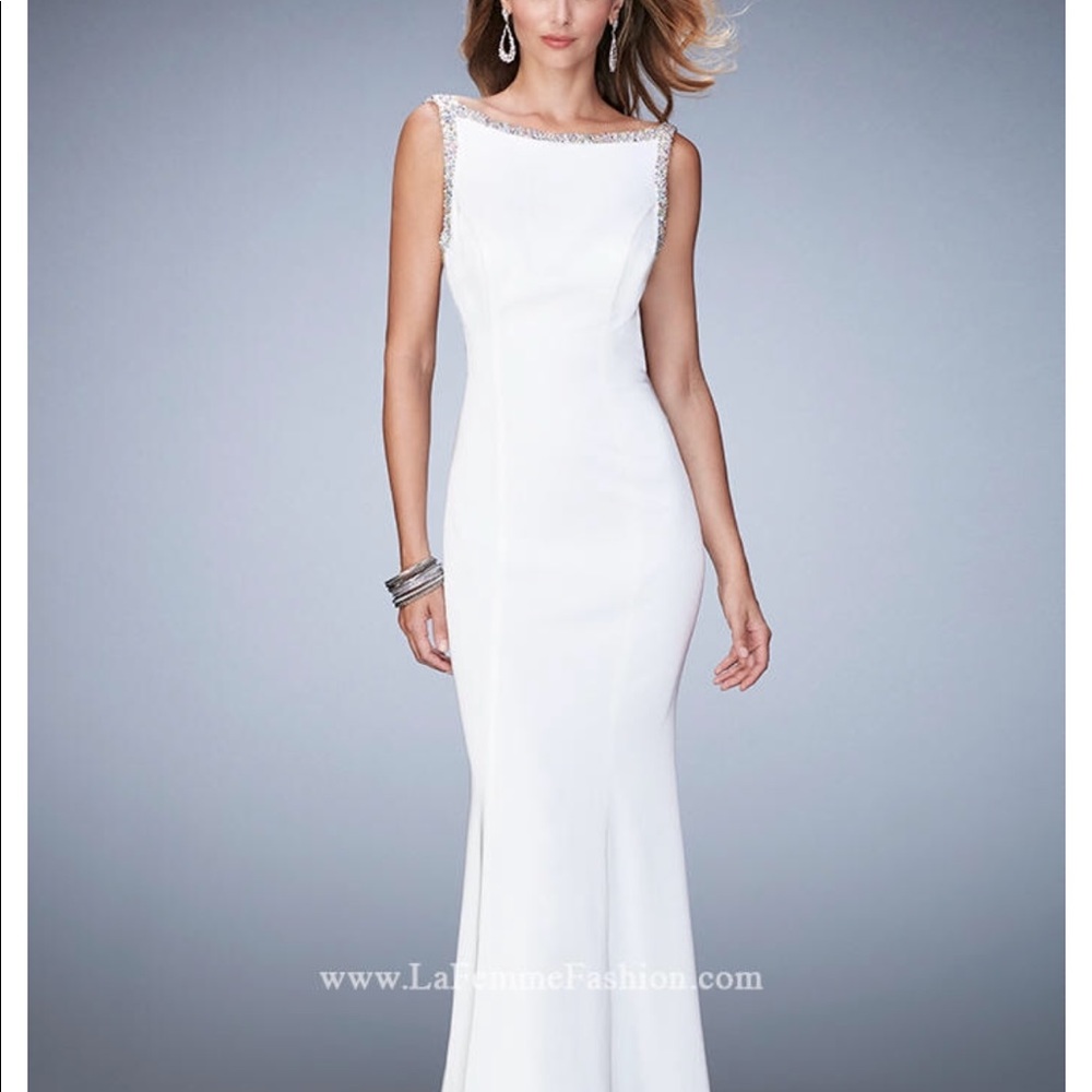 Beautiful white gown